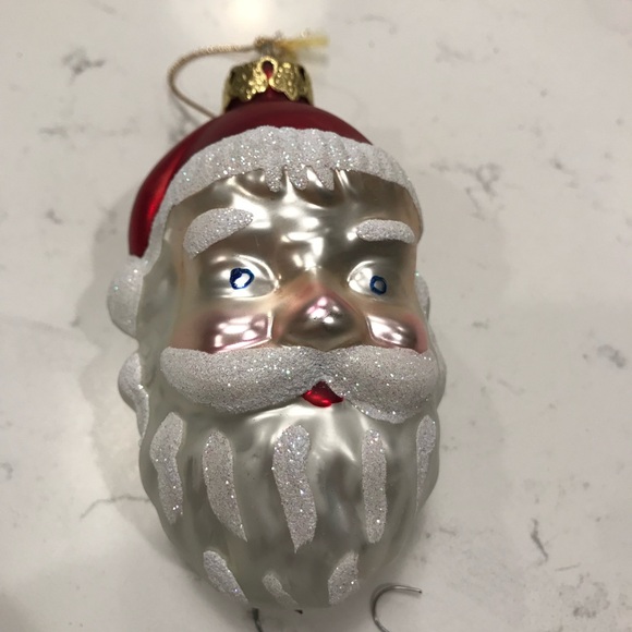 Vintage Mercury Glass Santa & Elves Christmas Ornaments Set (4) - Picture 2 of 9